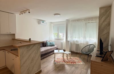 Alquiler de un acogedor piso de 2 habitaciones, 46 m², en el distrito de Vračar, Belgrado, Serbia
